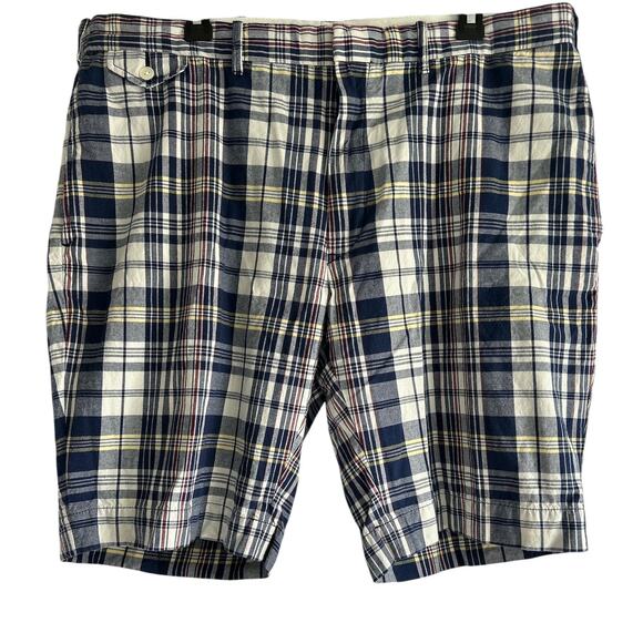 Vintage Polo Ralph Lauren Sportswear Men’s Size‎ 40 100% Cotton Plaid Shorts - Picture 1 of 5
